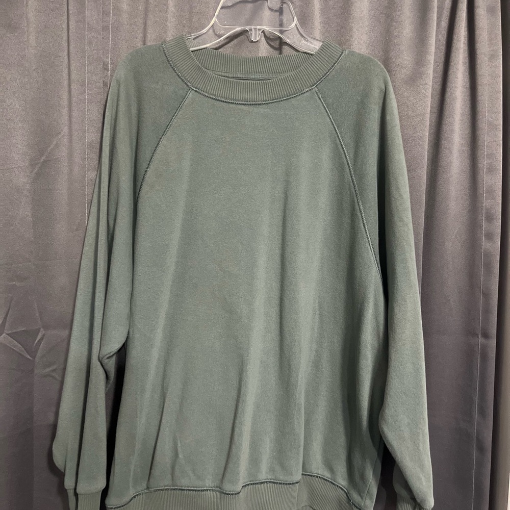 American Eagle Olive Green Jegging Fit Top